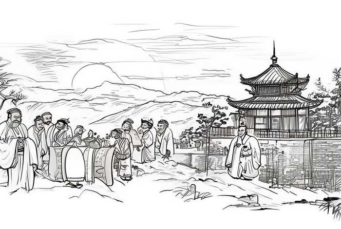 关于中国历史的故事图片，关于中国历史的故事图片简笔画