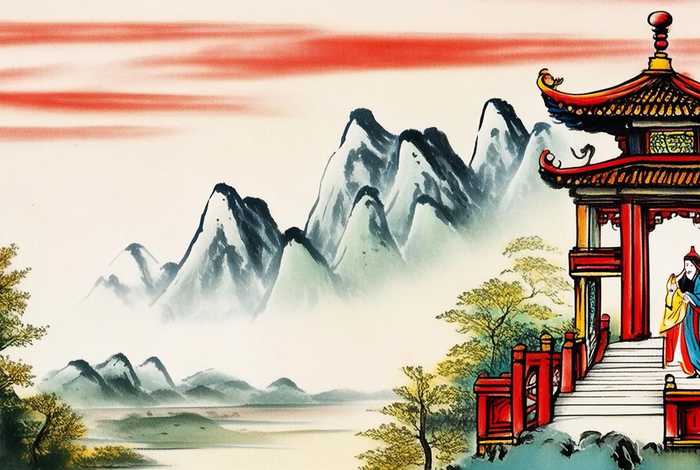 故事中国图片；中国故事绘画图片a3纸