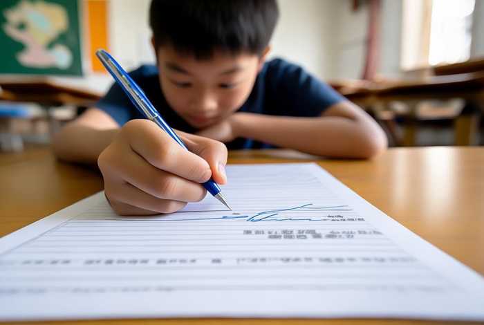 初中历史卷子怎样签字（初中历史卷子怎样签字才正确）