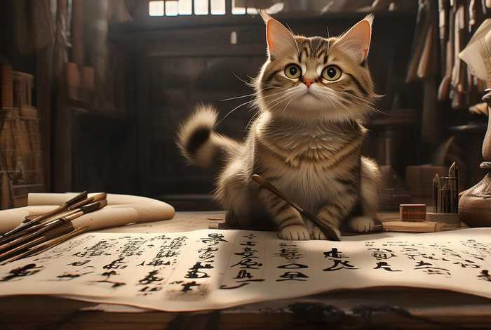 猫小帅仓颉造字的故事；猫小帅仓颉造字的故事简短