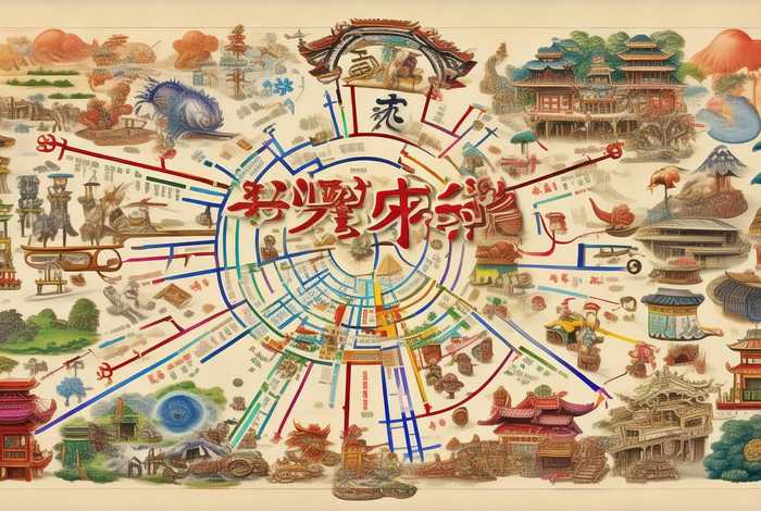 龚勋主编的中国民间故事思维导图 - 中国民间故事的思维导图画的教程