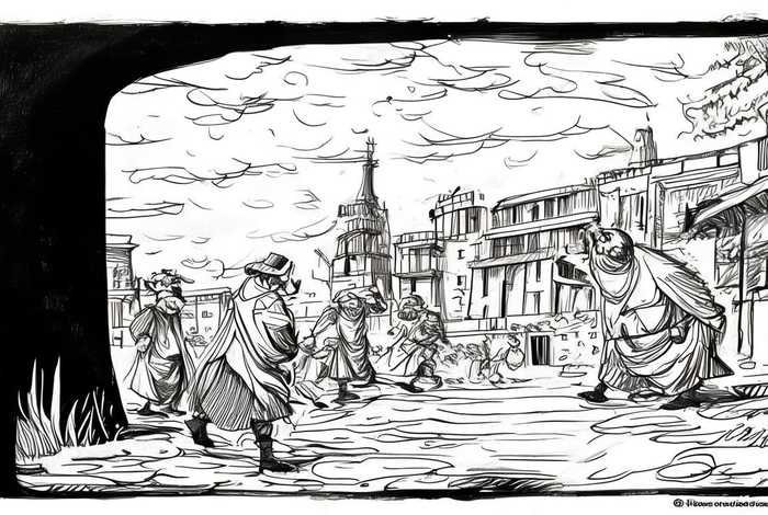 历史小故事漫画简笔画，历史小故事漫画简笔画大全