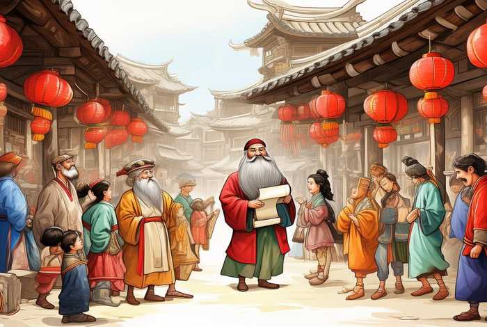 彩图中国民间故事；中国民间故事图画既好看又简单