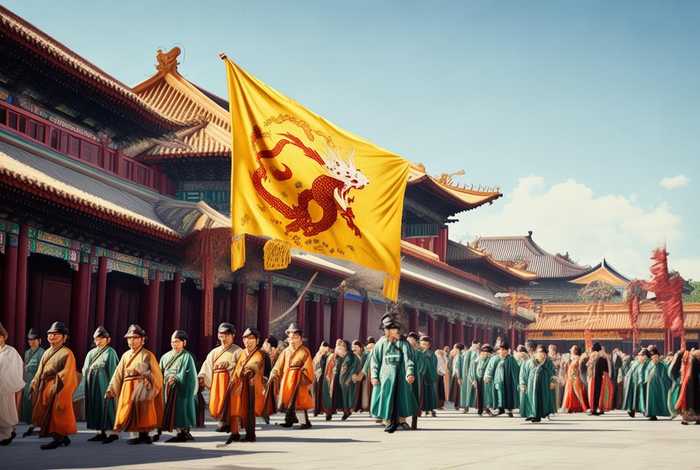 大清国的历史、大清国的历史国旗