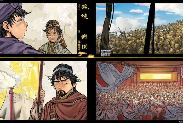 刘邦历史故事多格(4格)漫画 - 刘邦历史故事有哪些？
