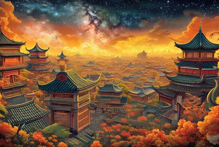 历史中国红片头开场素材；中国历史开场白
