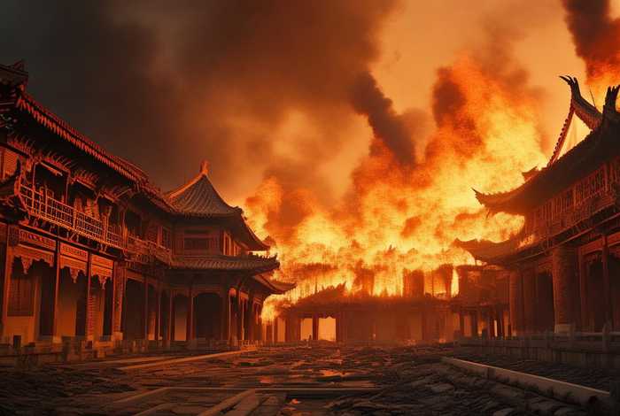 火烧圆明园的历史简介、火烧圆明园的历史简介第一次战争