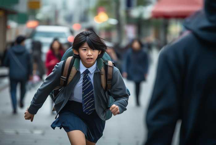 初中生上学途中抓小偷；初中生上学途中抓小偷违法吗