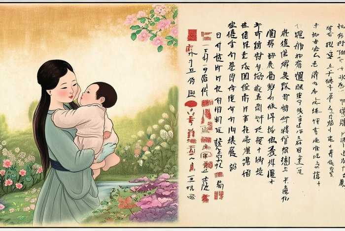 关于母爱历史故事 - 关于母爱历史故事的手抄报
