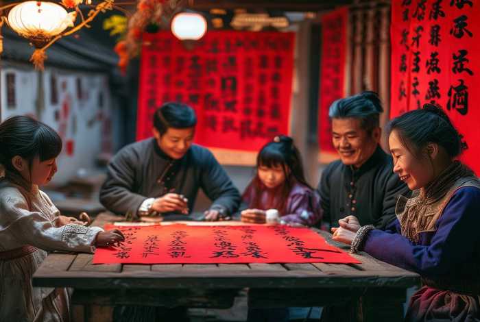 关于春联的故事或历史 - 关于春联的故事或历史故事