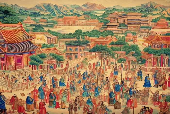 关于中国历史的图画；关于中国历史的图画作品