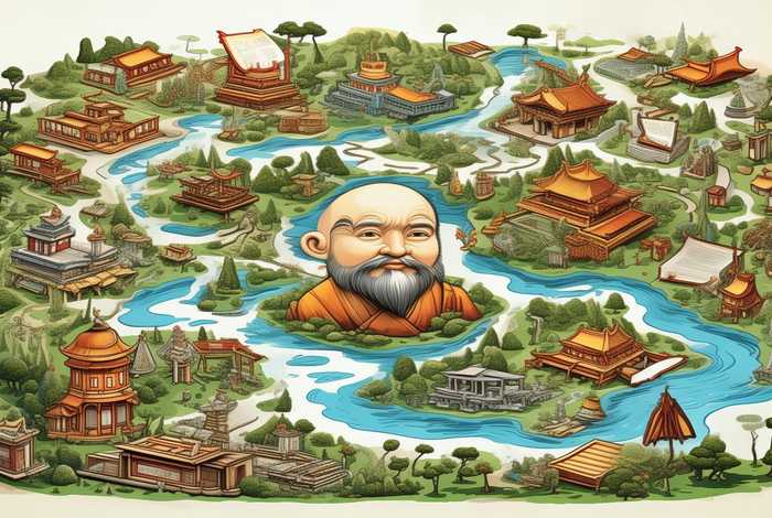 孔子的故事思维导图 - 孔子的故事思维导图简单又漂亮
