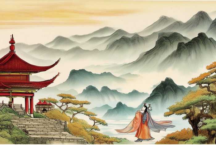 故事中国图片；中国故事绘画图片a3纸