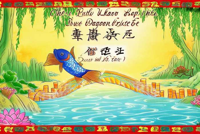 好书推荐中国民间故事手抄报（好书推荐中国民间故事手抄报怎么画(小鲤鱼跳龙门)）