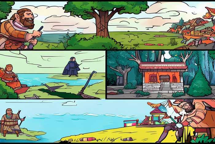 历史故事连环画4张图片简单（历史故事连环画4张图片简单又好看）