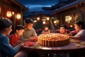 关于中国月饼的故事；关于中国月饼的故事简短