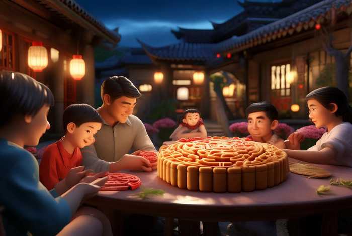 关于中国月饼的故事；关于中国月饼的故事简短