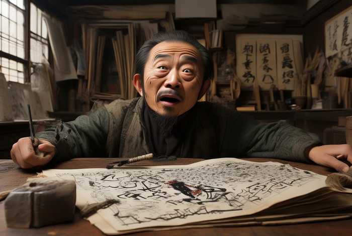 历史故事王羲之吃墨简单小报；王羲之吃墨的历史故事