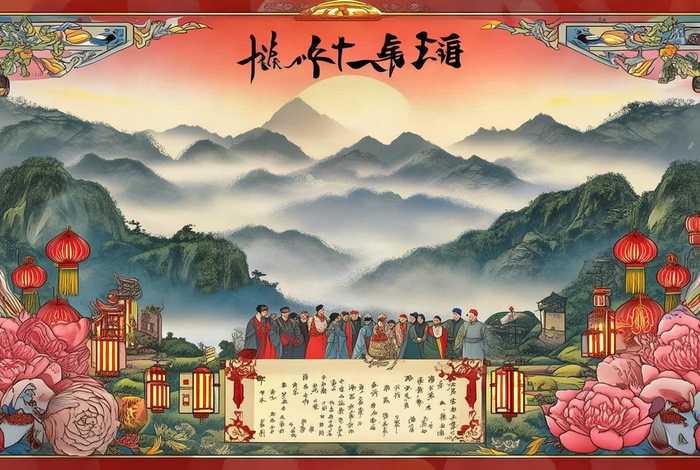介绍中国故事的宣传海报 - 介绍中国故事的宣传海报模板