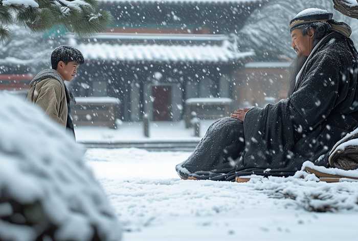 历史故事程门立雪的主要内容，程门立雪这个故事的主要内容是什么