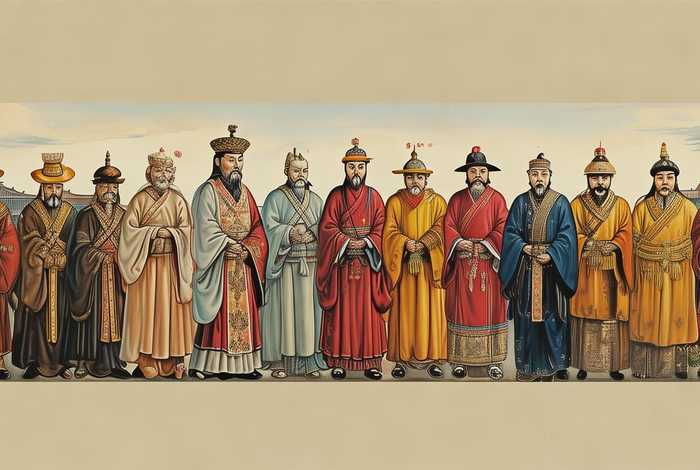 历史上的皇帝顺序排列 历史上的皇帝顺序排列图片