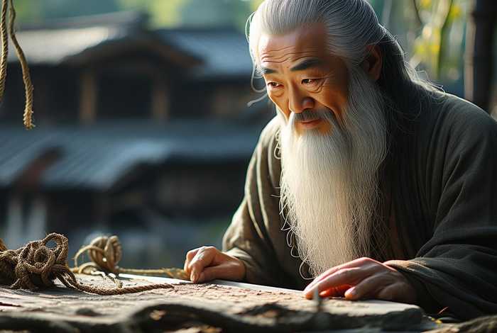 结绳记事仓颉造字动画 - 你有结绳记事的传说仓颉造字使你的记忆不再失落的眼睛