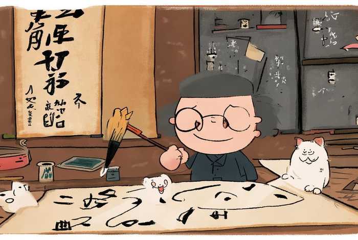 历史上的书法小故事；书法历史小故事搞笑