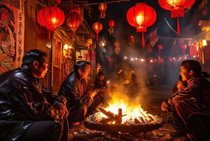 除夕的由来和传说故事（除夕的由来和传说故事英语）