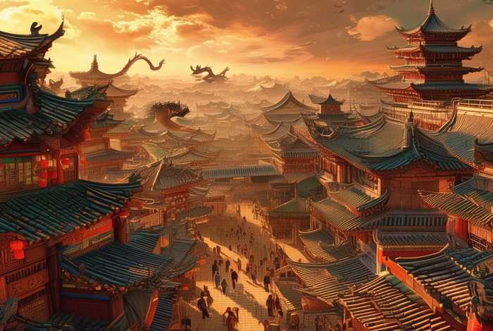 历史中国红片头开场素材；中国历史开场白