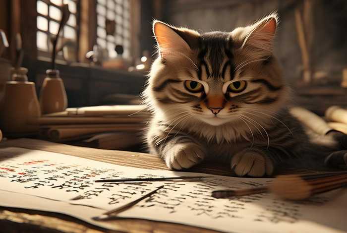 猫小帅仓颉造字的故事；猫小帅仓颉造字的故事简短