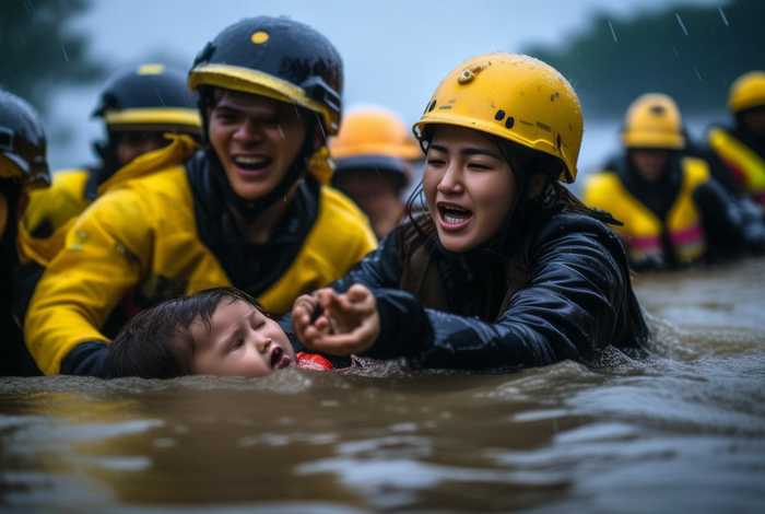 洪水救援感人故事、洪水救援感人故事简短