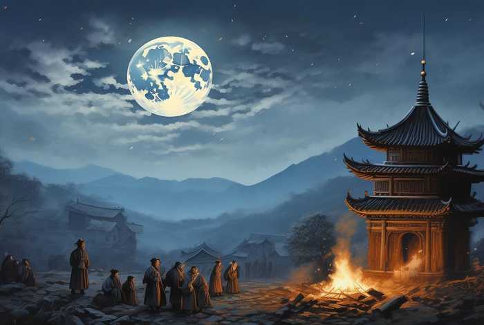 关于月亮的中国民间故事 关于月亮的中国民间故事简短