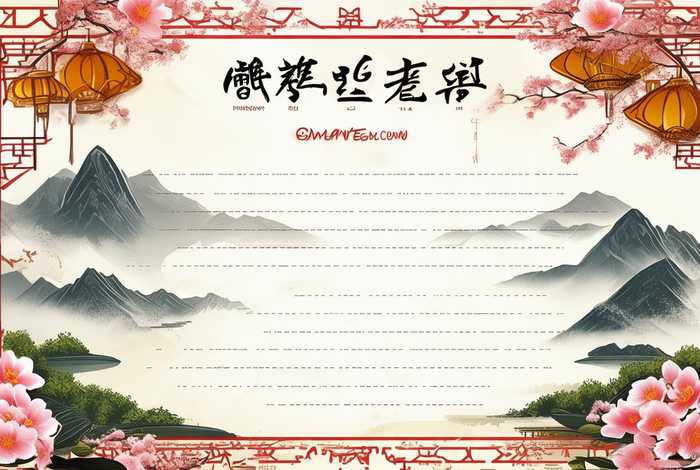 讲述中国故事手抄报模板，讲述中国故事手抄报模板图片