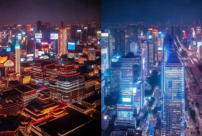 中国和美国当前故事、中国和美国当前故事对比