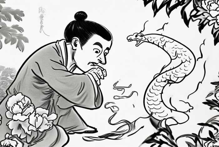 中国古代寓言故事绘本画 - 中国古代寓言故事绘本画蛇添足故事演讲