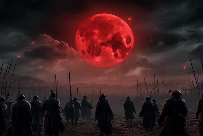 中国历史发生的血月；血月发生的大事