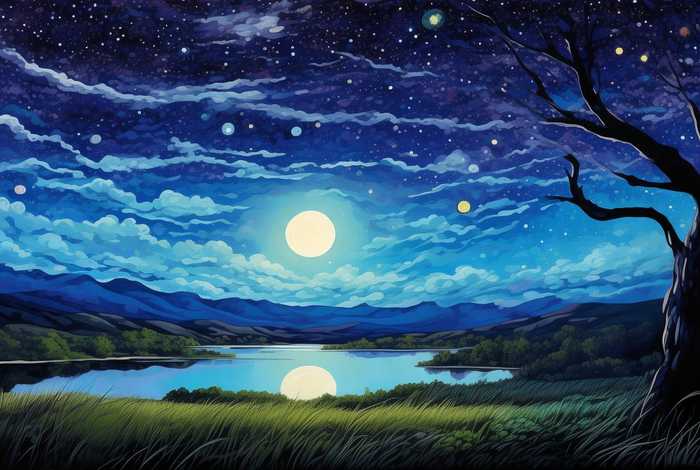 星月夜故事 星月夜故事背景 星月夜故事 星月夜故事背景