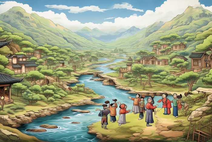 中国历史地理绘本故事图片素材；中国历史地理绘本故事图片素材高清