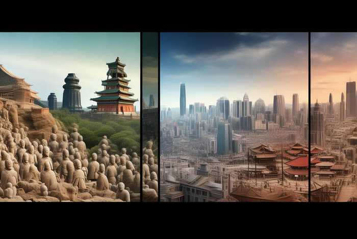 中国5000年历史变迁影集；中国5000年历史变迁影集图片