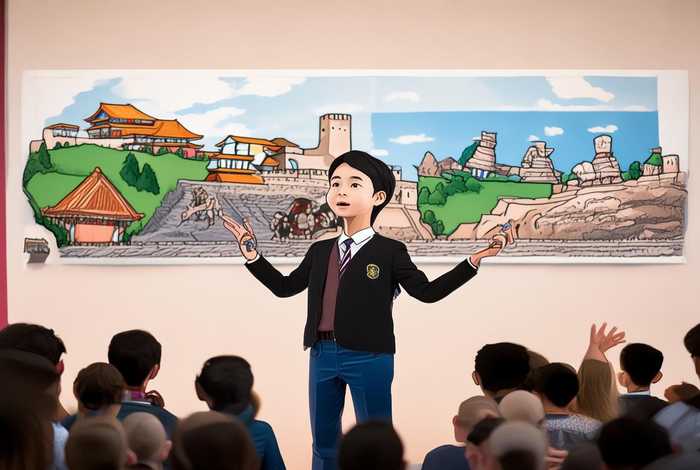 小学生英语演讲中国历史故事（小学生英语演讲中国历史故事视频）
