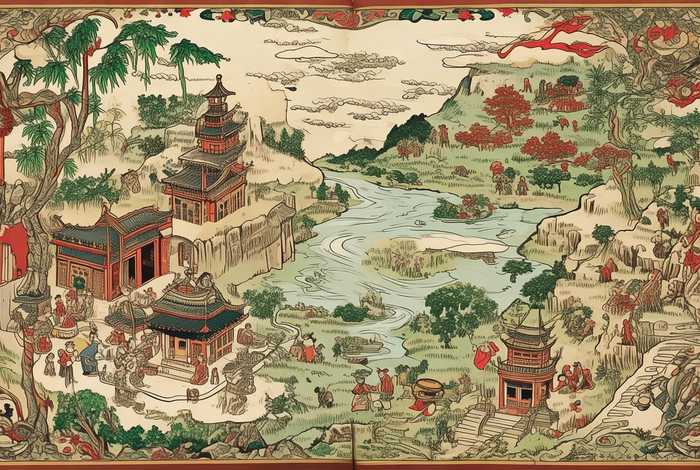 中国故事绘本手绘画；中国故事绘本手绘画怎么画