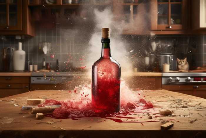 网友家酿葡萄酒放气时爆炸;网友家酿葡萄酒放气时爆炸是真的吗 网友家酿葡萄酒放气时爆炸;网友家酿葡萄酒放气时爆炸是真的吗