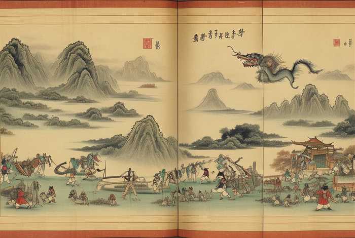 中国古代历史插画，中国古代历史故事插画