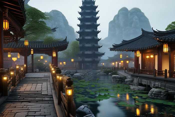 中国传统故事背景图ppt，中国传统文化背景图ppt