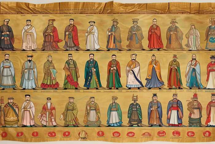 中国古代历代君王、中国古代历代君王世系表