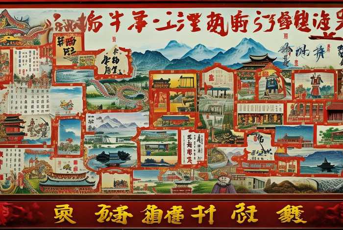 中国历史的板报；中国历史板报图片