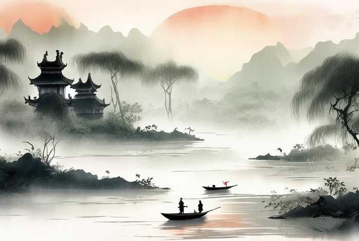 水墨故事(水墨画故事图片大全) 水墨故事(水墨画故事图片大全)