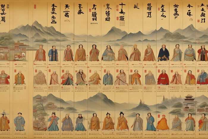 中国历史帝王世系，中国历史帝王世系年表