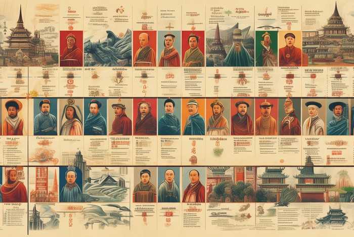 中国历史朝代皇帝顺序完整表图、中国历史朝代帝王顺序表图