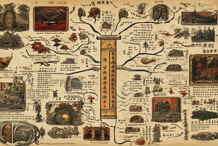 中国古代僵尸故事的起源和发展；中国古代僵尸故事的起源和发展思维导图